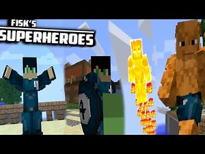 Testing Fantastic 4 Abilities in JMCT’s Fisk Superheroes Mod – Minecraft