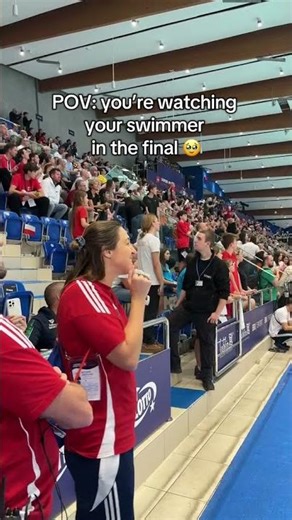 C’était trop mignon 🥹🫶🏻 at the European Championship🤩 #theswimfluencer #swimming #swimmeet