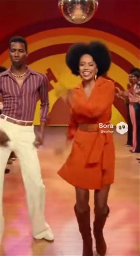Getting super funky on soul train