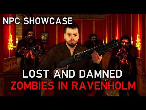 Half-Life 2 Lost and Damned Zombies in Ravenholm! | GMod Realism / Horror | Mod Showcase