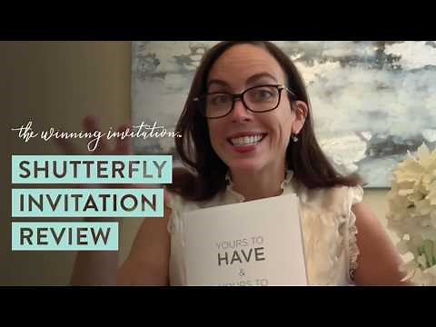 Shutterfly Wedding Invitation Review