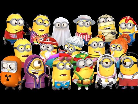 Minion Rush Despicable me - Running game - ALL COSTUME