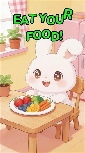 Eat Your Food Song! 🥦🍎 | Healthy Eating Song for Kids | Mealtime Song | Preschool Learning