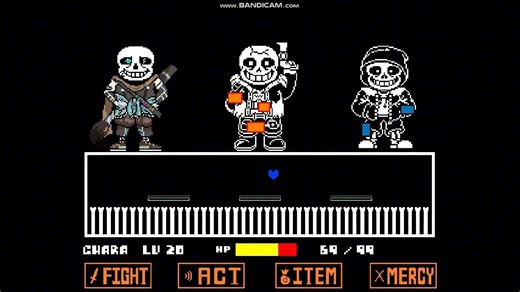 [Undertale/Ink!Sans Fight]决心两连碎