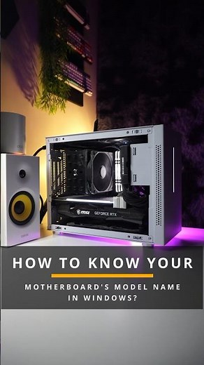 How to know your motherboard's model name in windows for noobs!