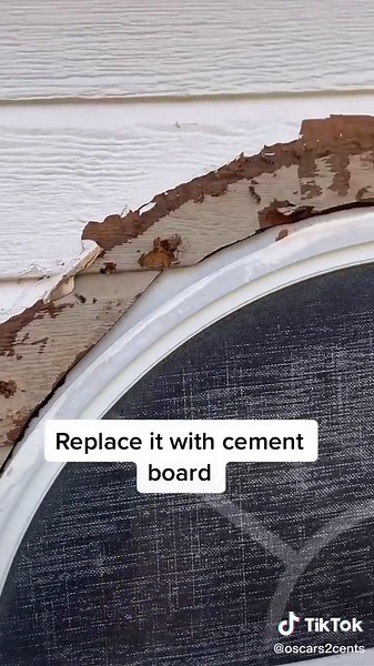 DIY Rotted Wood Trim Replacement with Cement Board