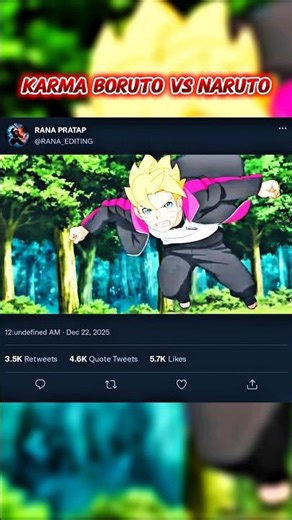 karma boruto vs naruto full fight clips editing #shortvideo #like #subscribe #mychannel