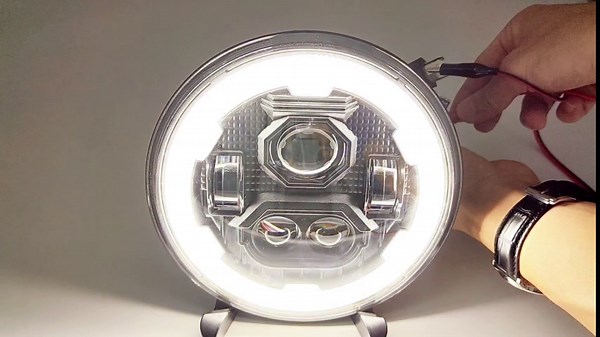 7 Inch LED Headlight Round Headlight with Hi/Lo Beam, DRL and Amber Turn Signal for Cars Motorcycles Waterproof IP67, 2 Pack