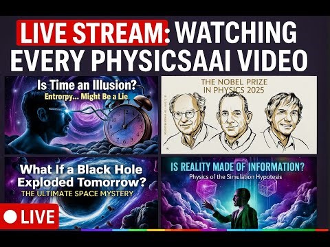 Sleep, Relax & Learn | PhysicsAI Ambient Stream 🌌 | Calming Science Videos to Fall Asleep To