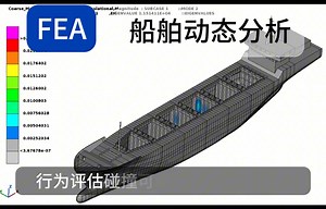 船舶动态碰撞模拟仿真