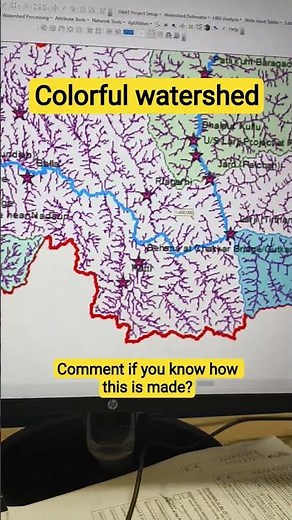 Watershed Delineation in ArcMap #gis