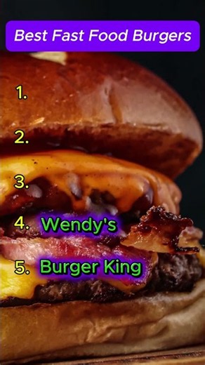 The best fast food burgers #burger #food #fastfood