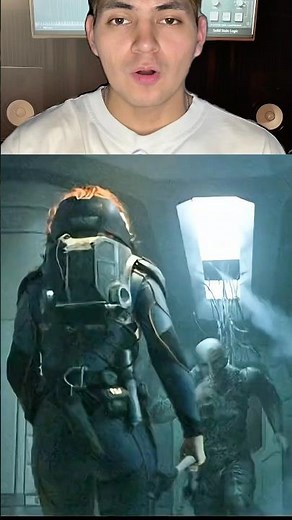 Prometheus alien👽🛸 #tonysmith #prometheus #alien #reaction #horror #sciencefiction