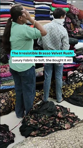Brasso Velvet Fabric | Real Store Experience
