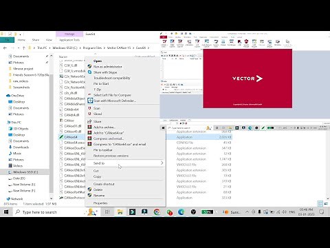 How to create shortcut of CANoe/CANalyzer | How to start CANoe or CANalyzer