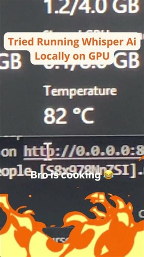 Tried Running Whisper AI Locally on GPU #ai #tech #selfhost #chatgpt #coding