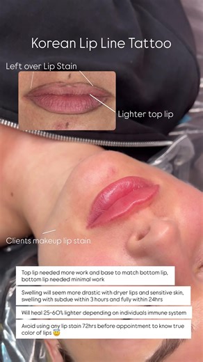 Korean lip line tattoo and lip blush is available at my studio in Sherman oaks Los Angeles.