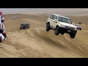 Big Sand Dune Jumping in Qatar - تطير في العديد