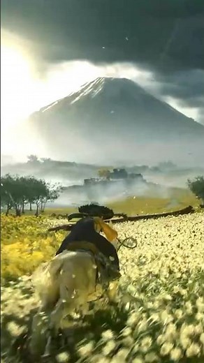 Where the wind blows, Atsu follows 💨🍃 #ghostofyotei