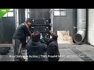 Real Safety in Action | TWS NFPC 607 Fire Test
