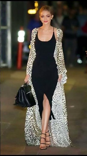 Celebrities Wearing Leopard Print 🔥#shorts #fashion #style #celebrity @LoveyouFashion