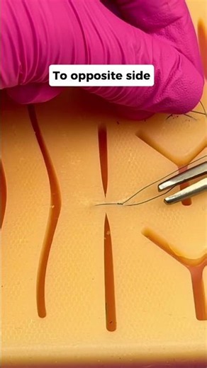 Never Tie a Loose Knot Again🪡 #clinicalskills #medicaleducation #suturing #shorts #stitches #shorts