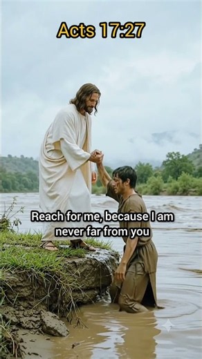 God is closer than you think. Take one step toward Jesus today. ❤️🙏#Jesus #God #Faith
