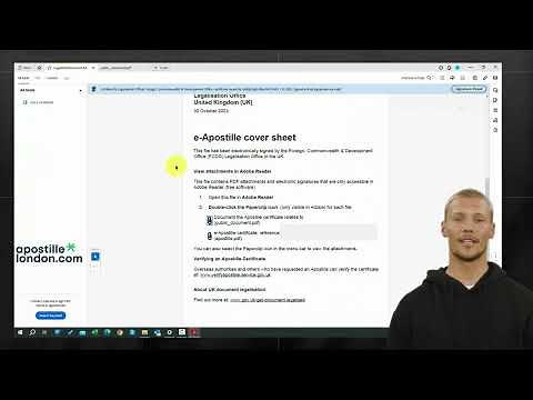 How to Check the e-Apostille (PDF) Electronic Apostille Certificate