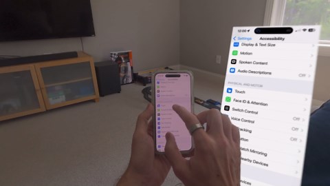 Controlling iPhone/iPad mirrored on Vision Pro