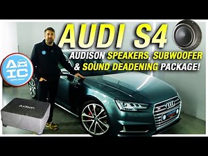 Audi S4 Upgraded With Audison Audio Package (Subwoofer, Speakers & Sound Deadening)!
