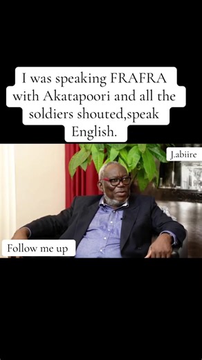 I was speaking FRAFRA with Akatapoori and all the soldiers shouted,speak English.#frafratiktok #ghanatiktok🇬🇭 #fyp #foryou #ghanatiktok🇬🇭 #historia #bolgatangatiktok #uppereast