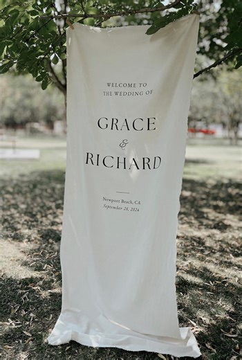 Fabric Wedding Welcome Sign, Personalised Wedding Welcome Sign, Fabric Sign, Custom Linen Wedding Sign, Welcome Sign - Etsy Australia
