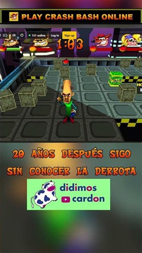 20 años después sigo siendo invencible Crash Bash Online #crashbash #shorts