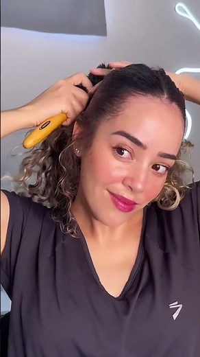 Tutorial de penteado fácil e rápido com SOS Cachos Super Óleos
