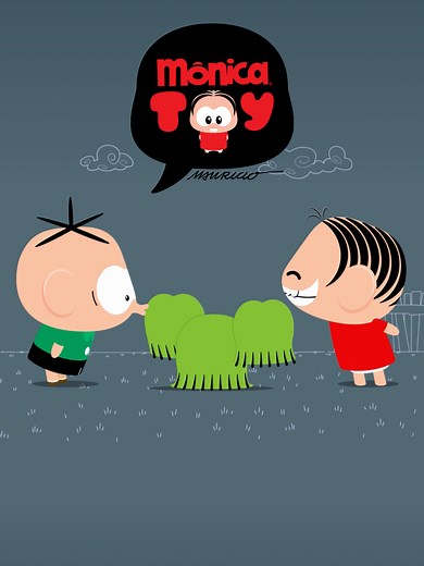 Fluff Helping Monica Toy in Fun Puppet Show