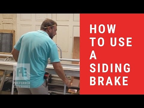 How to Use a Siding Brake | Preferred Exteriors