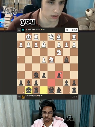 Witty Alien loves playing with me #chess | witty alien