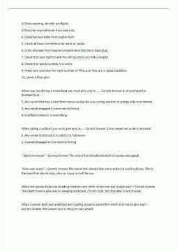 Maine Guide Test Boating Laws Exam Questions with Correct Answers686 video