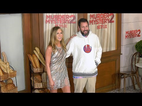 Jennifer Aniston and Adam Sandler "Murder Mystery 2" Los Angeles Premiere Red Carpet Arrivals