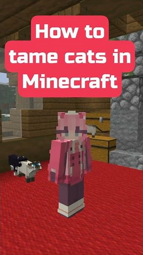 How to tame cats and ocelots (minecraft)