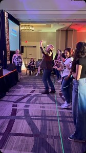 Chris Brochu leading the audience in a dance at karaoke tonight for Vampire Fan Weekend New Jersey! ##TVDNJ | Creation Entertainment