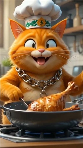 Animated cat party #cat #animated #ai #3d #viral