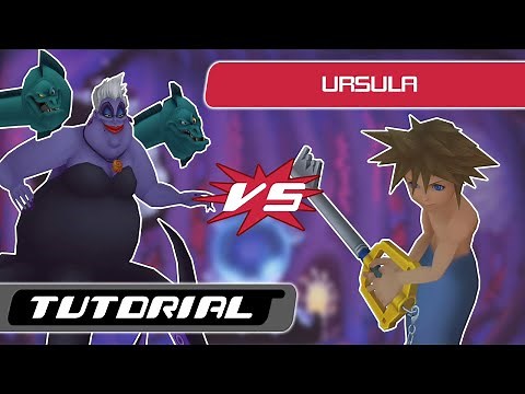 Kingdom Hearts: Ursula Boss Tutorial