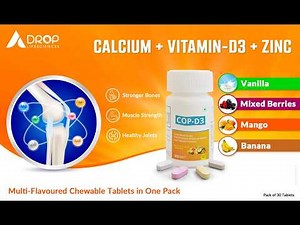 COP-D3 - Multiflavored chewable Calcium Tablet
