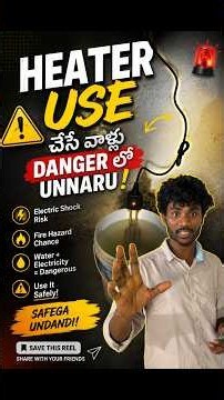 ⚠️ Water Heater Use Can Be Dangerous! | Important Safety Tips
