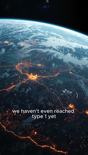 Are We a Type 0 Civilization? 🌌 (Kardashev Scale) #Space #Science #Galaxy #Universe #Tech #Shorts