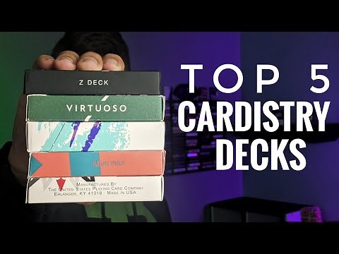 Top 5 Cardistry Decks! Best Cardistry Decks!