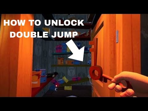 Hello neighbor act 3 how to get double jump ability in fear darkness [ACT 3] [RED KEY] [DOUBLE JUMP]