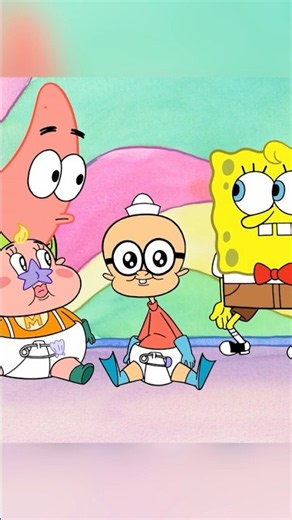 Patrick & SpongeBob Meet BABY Superheroes and Villains 👶