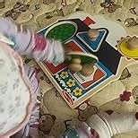 Melissa & Doug Animals Jumbo Knob Wooden Puzzles Set - Fish and Pets